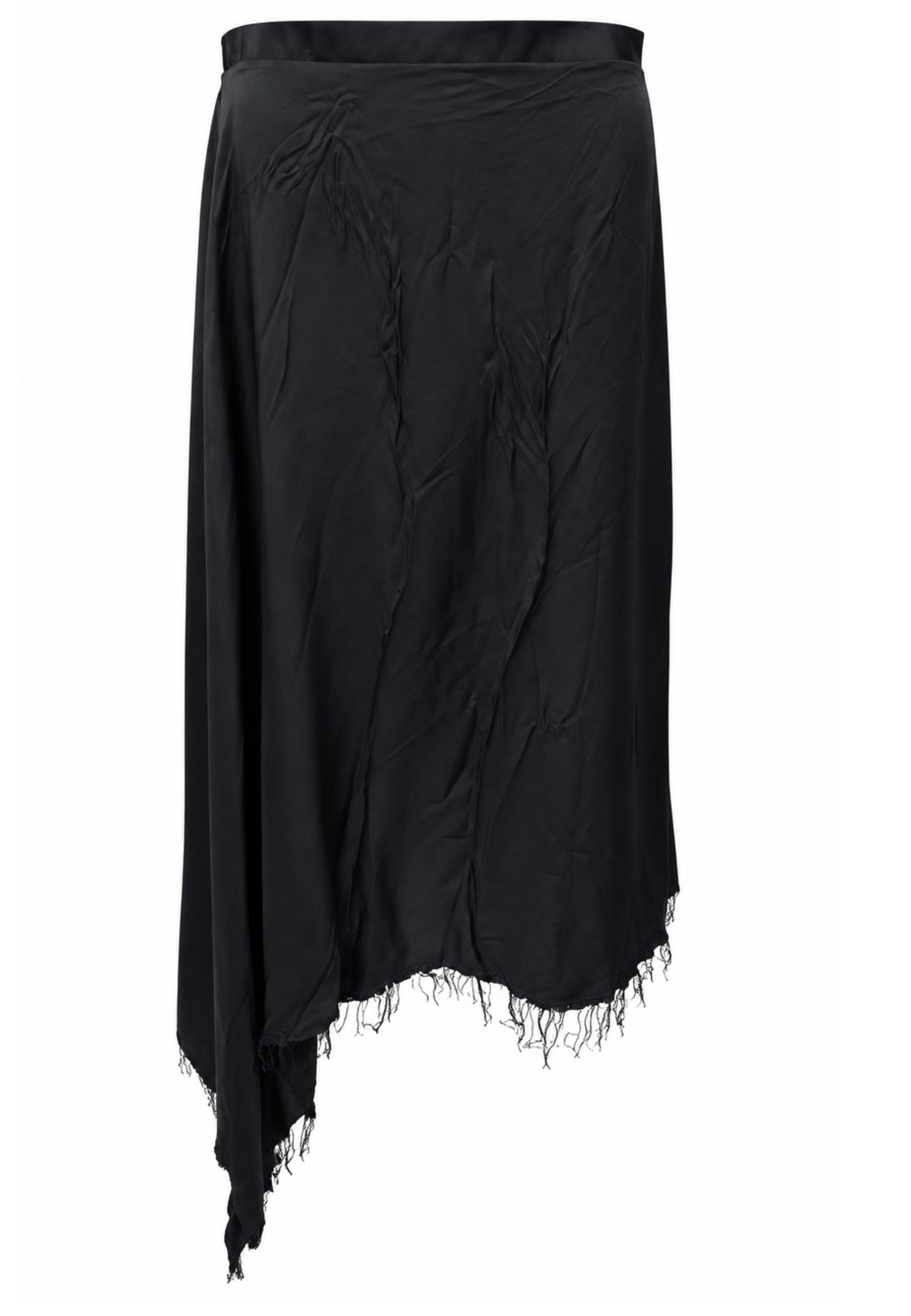 Phisique Du Role Washed Skirt  In Viscose In Black