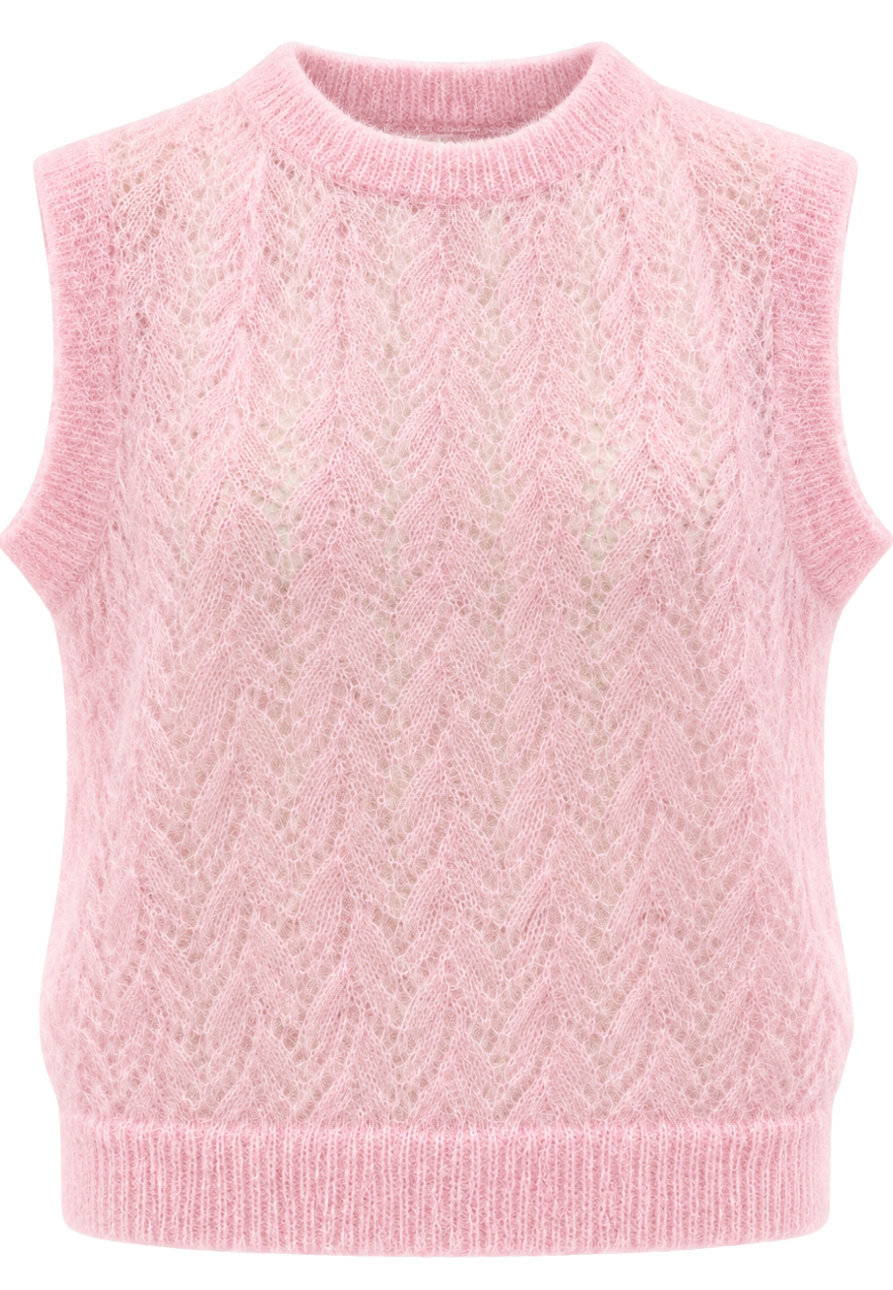 Phisique Du Role Vest  Perforated In Pink