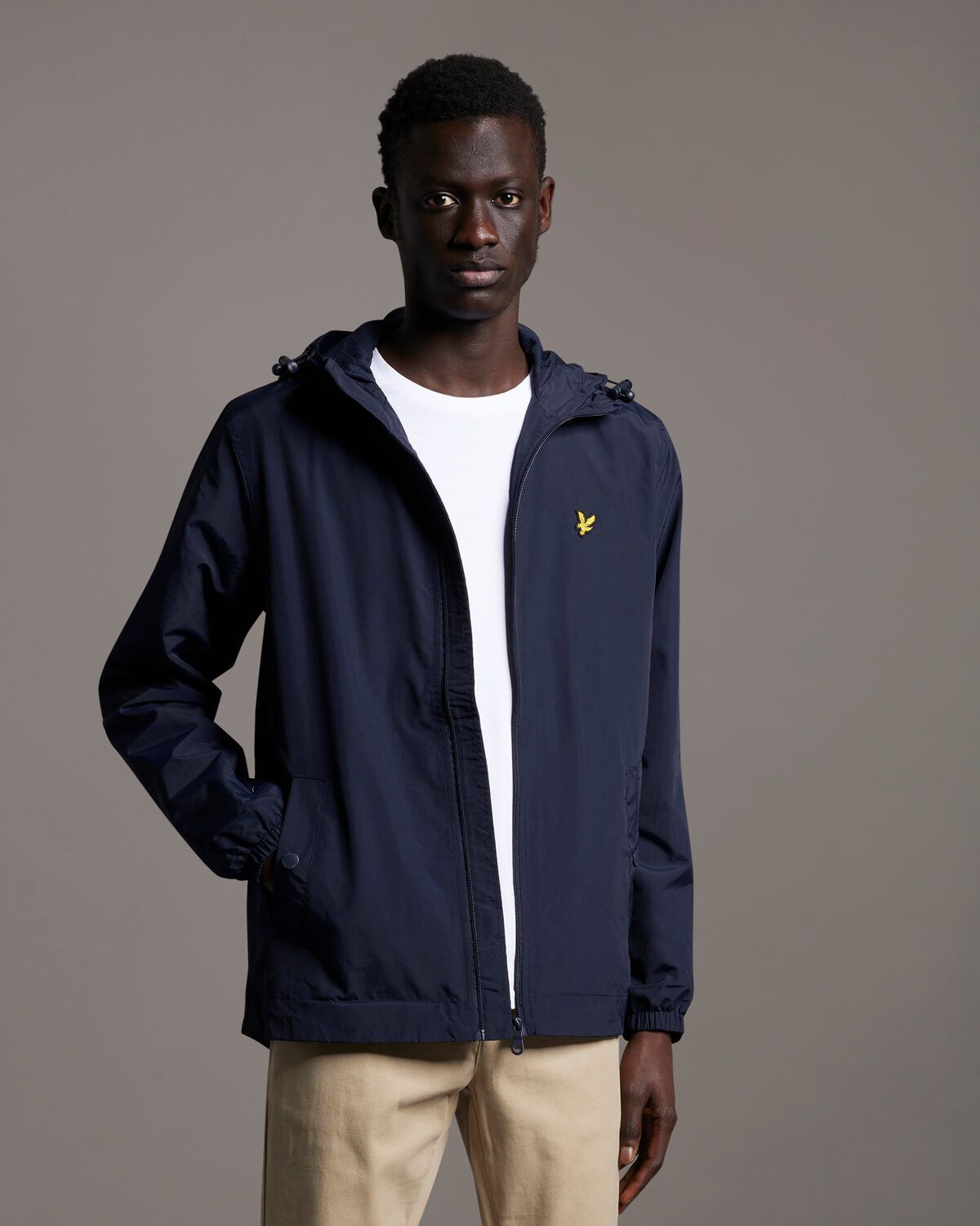 Lyle-and-scott-1874 Jackets And Jackets Man Lyle And Scott 1874 Jk464v Zip Throught Jkt Z271 Dark Navy In Blue