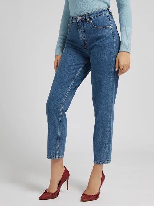 Guess Jeans Woman ♪ W2ya21 D4nh5 Aumd In Blue