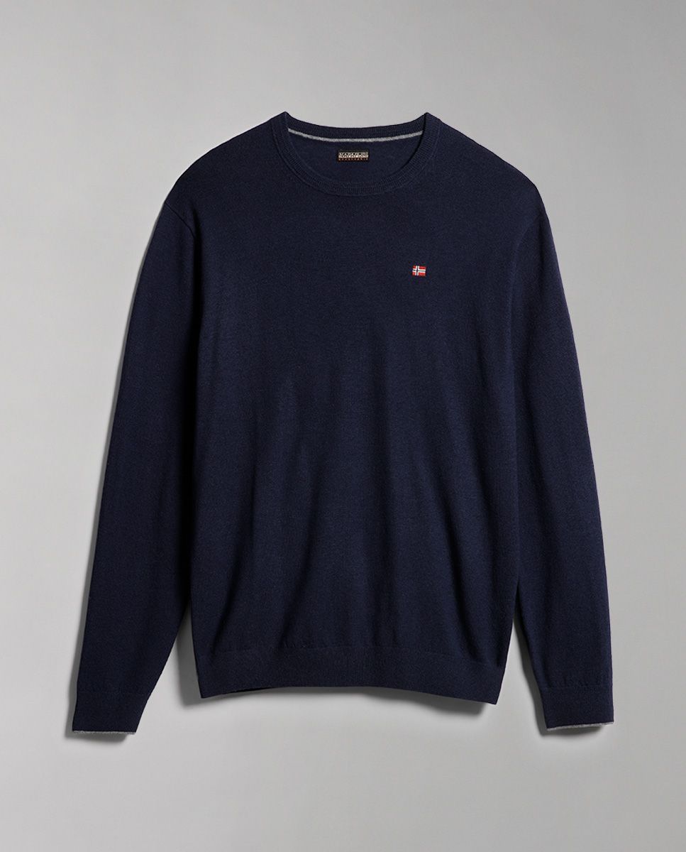 Napapijri Shirts Man Damavand C 4 Np0a4gju 176 Marine Blue In Blue