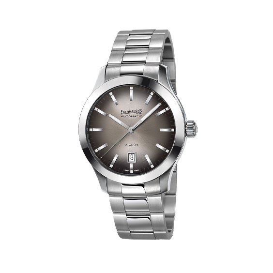 Eberhard Man  41030-se-ca2gm 41 Mm In Silver