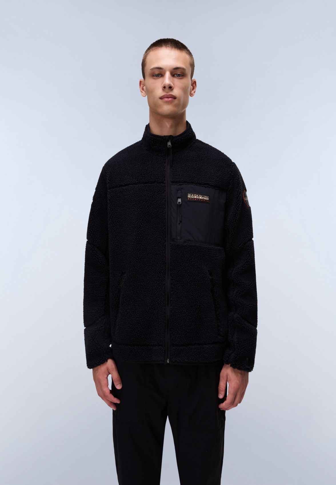 Napapijri Jackets And Jackets Man  Yupik Fz 3 - Np0a4gntns51 0411 Black In Black