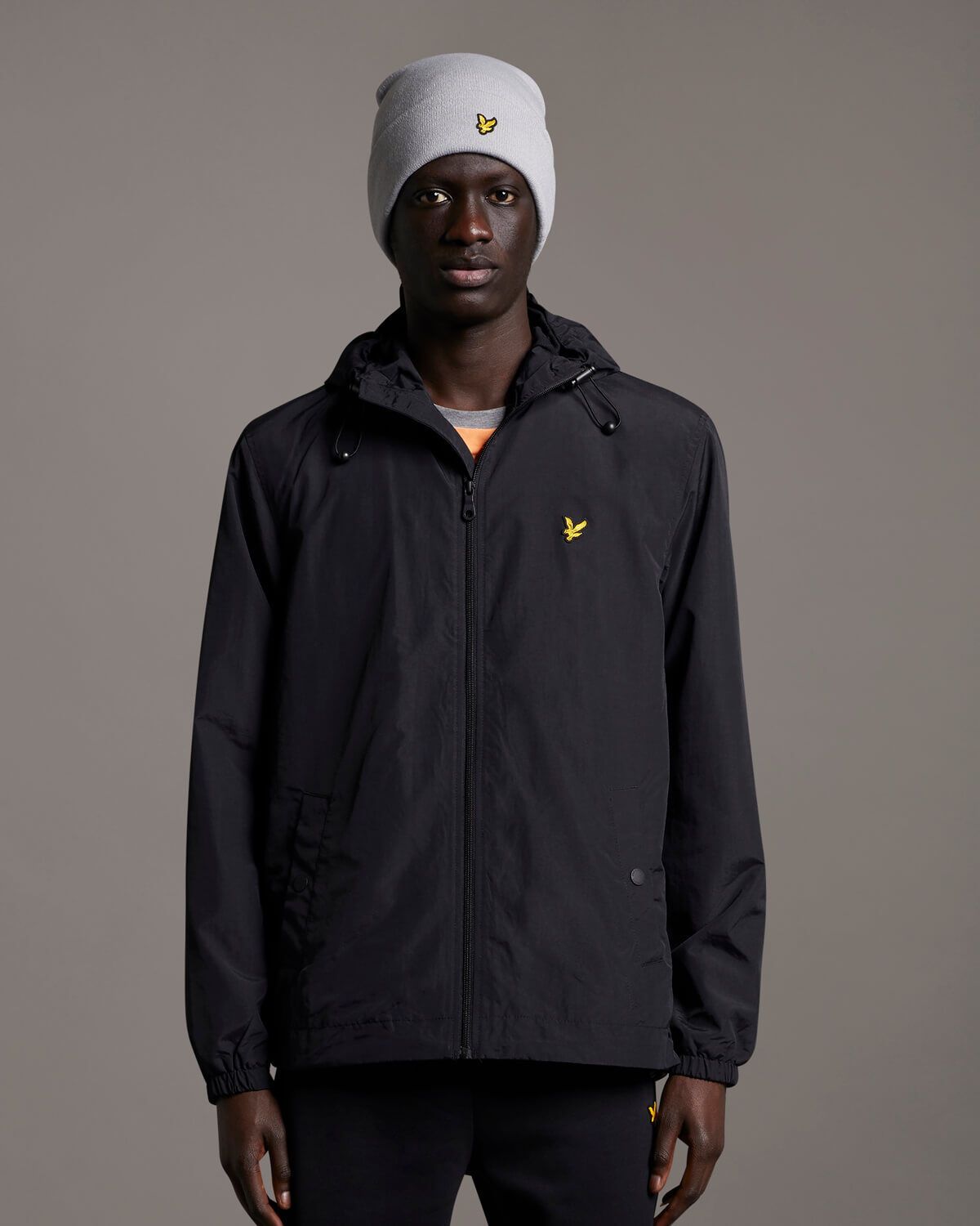 Lyle-and-scott-1874 Jackets And Jackets Man Lyle And Scott 1874 Jk464v Zip Throught Jkt Z865 Jet Black In Black