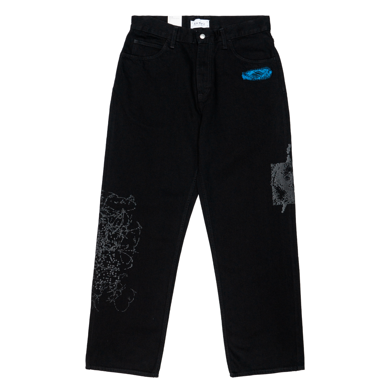 Edwin Jeans Man  Matrix Panku In Black