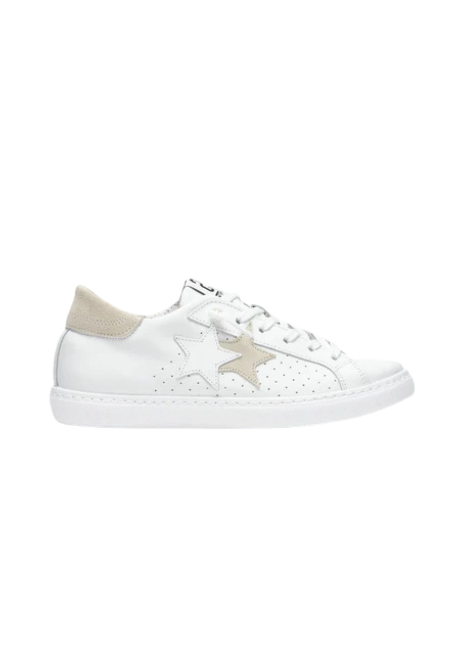 2 Star Women's Sneakers 2-star New Star Ice And Gold In White