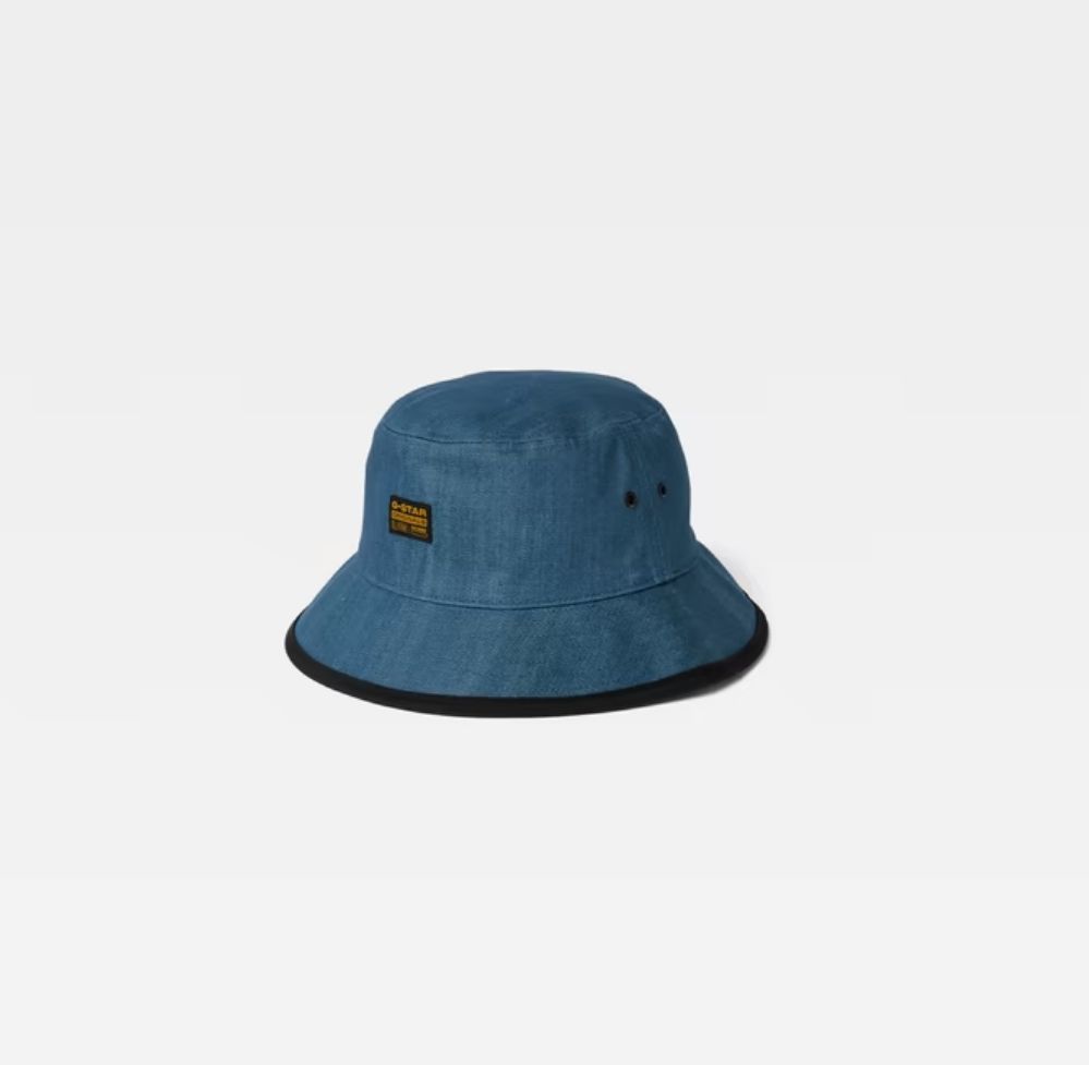 hat man G-star d23090 d318 denim hat 001 raw denim