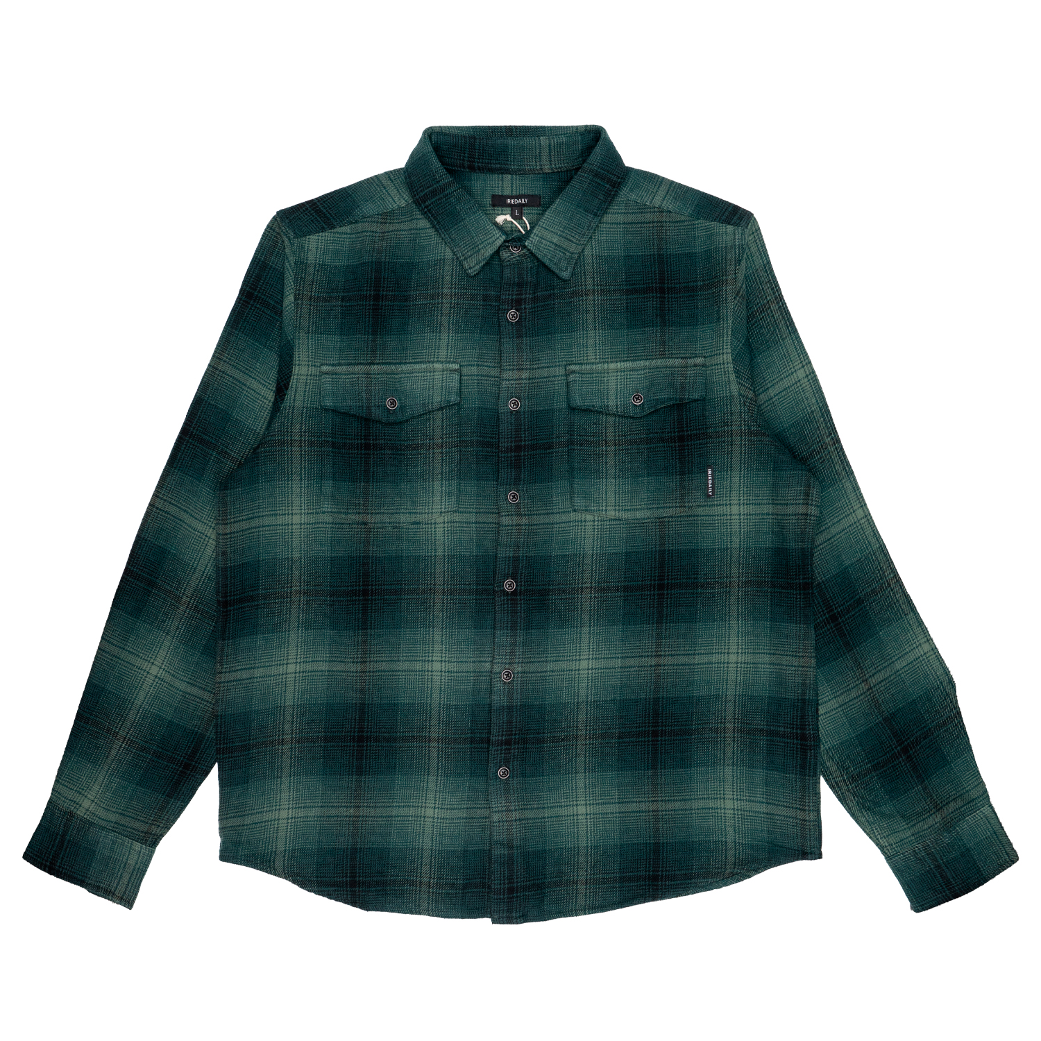 Shirt Man Iriedaily Rosomako Flannel Dark Dschungel
