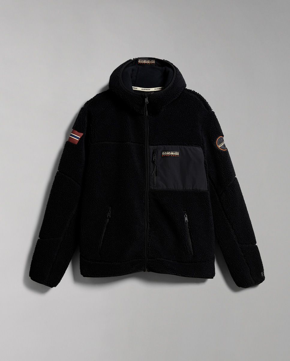 Napapijri Jackets And Jackets Man  Yupik Fzh 3 - Np0a4gns 041 Black In Black
