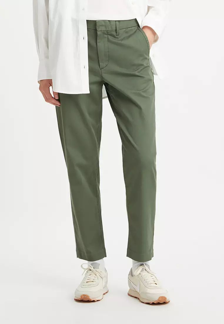 Levi's Women's Trousers A4673 0003 - Chino Thyme In Green