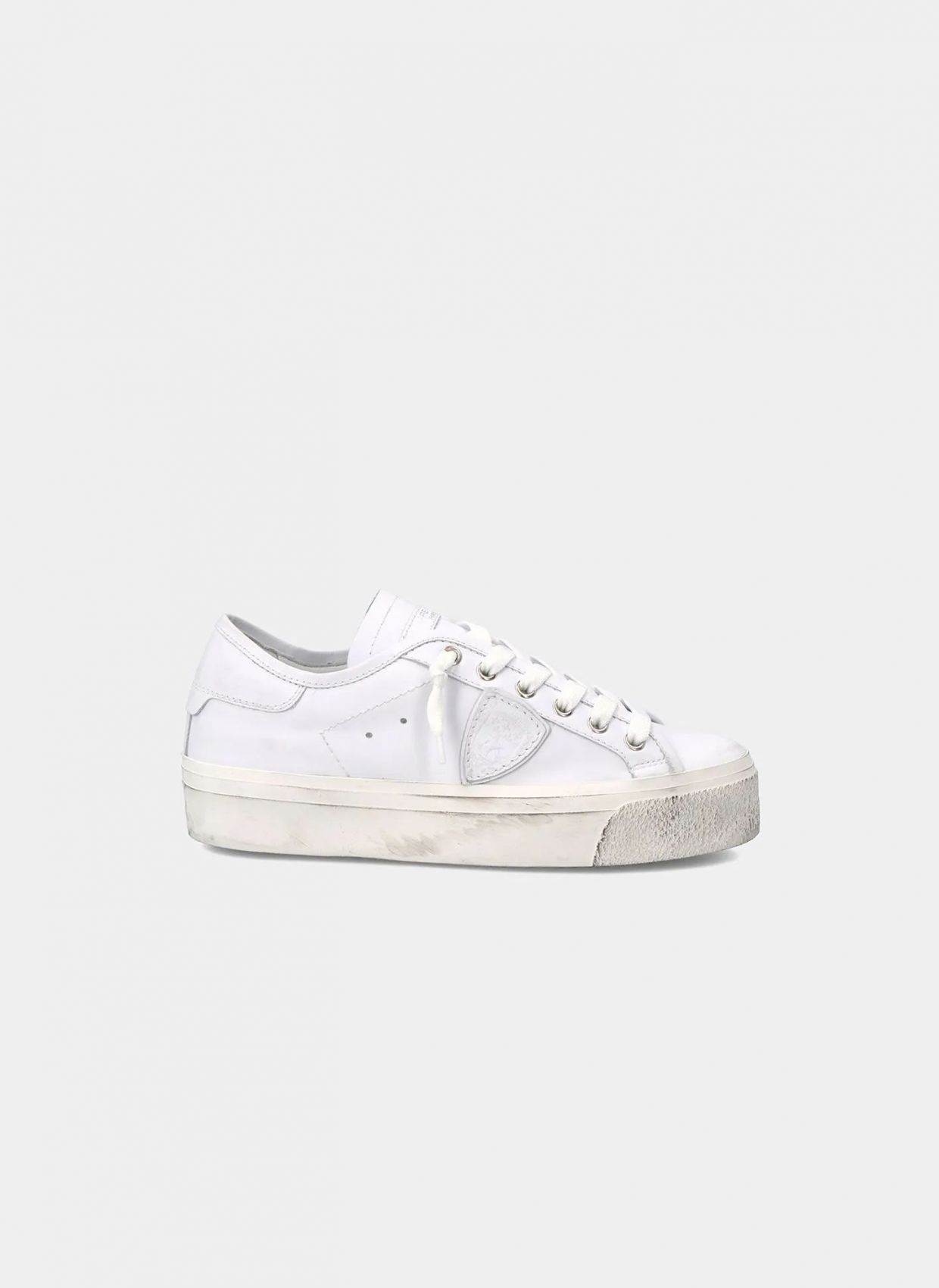 Philippe Model Women's Sneakers Paris Phil V001 - Paris Haute Veaiu Blanc In White