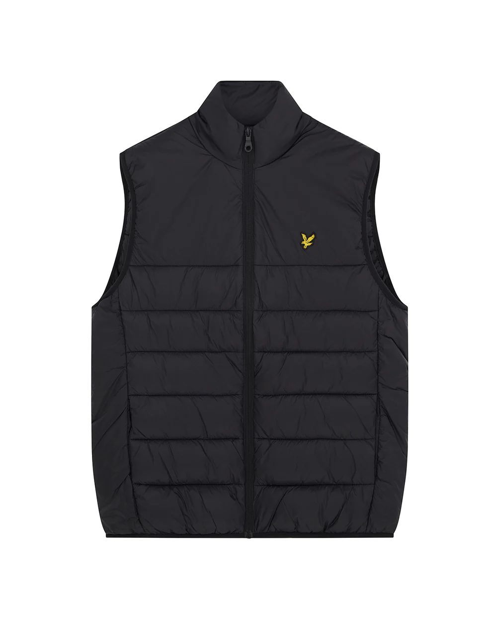 Lyle-and-scott-1874 Jackets And Jackets Man Lyle And Scott 1874 Jk1231v Buffalo Vest Z86. Jet Black In Black
