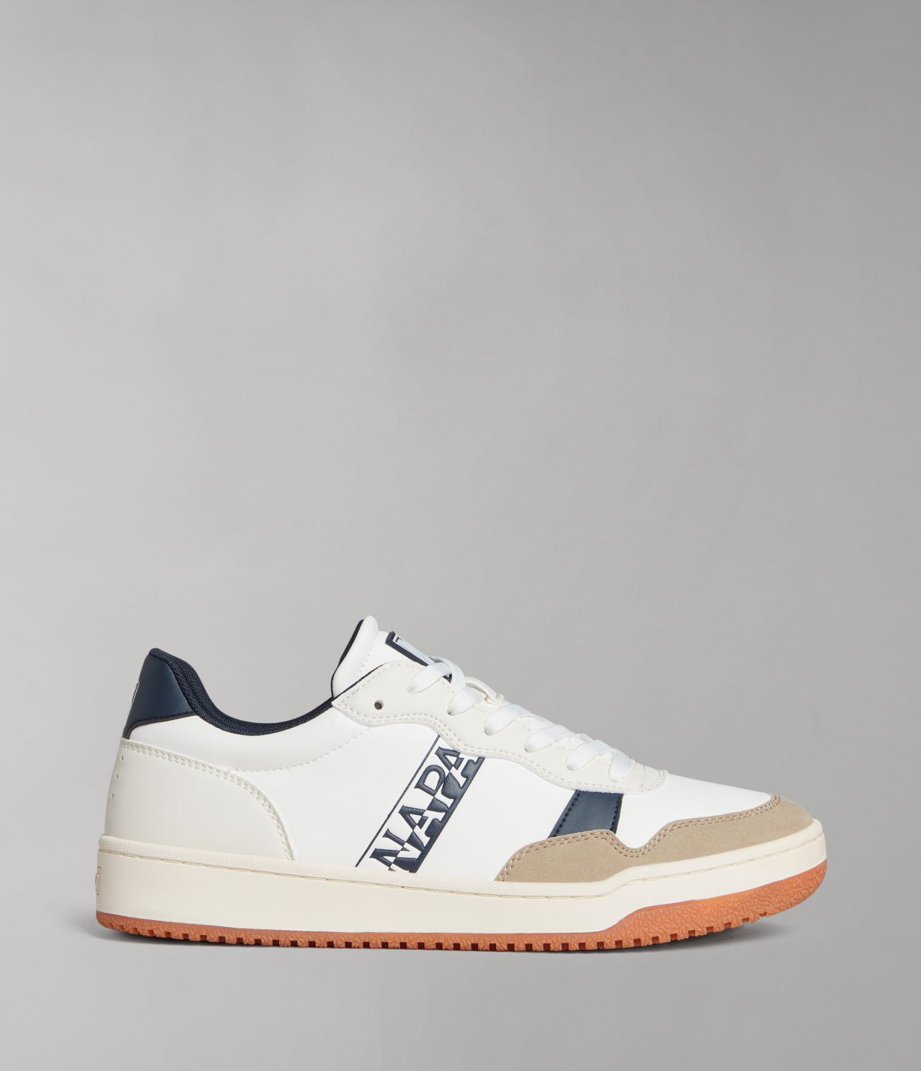 Napapijri Men's Sneakers  Np0a4hvn01a Courtis White/navy In White