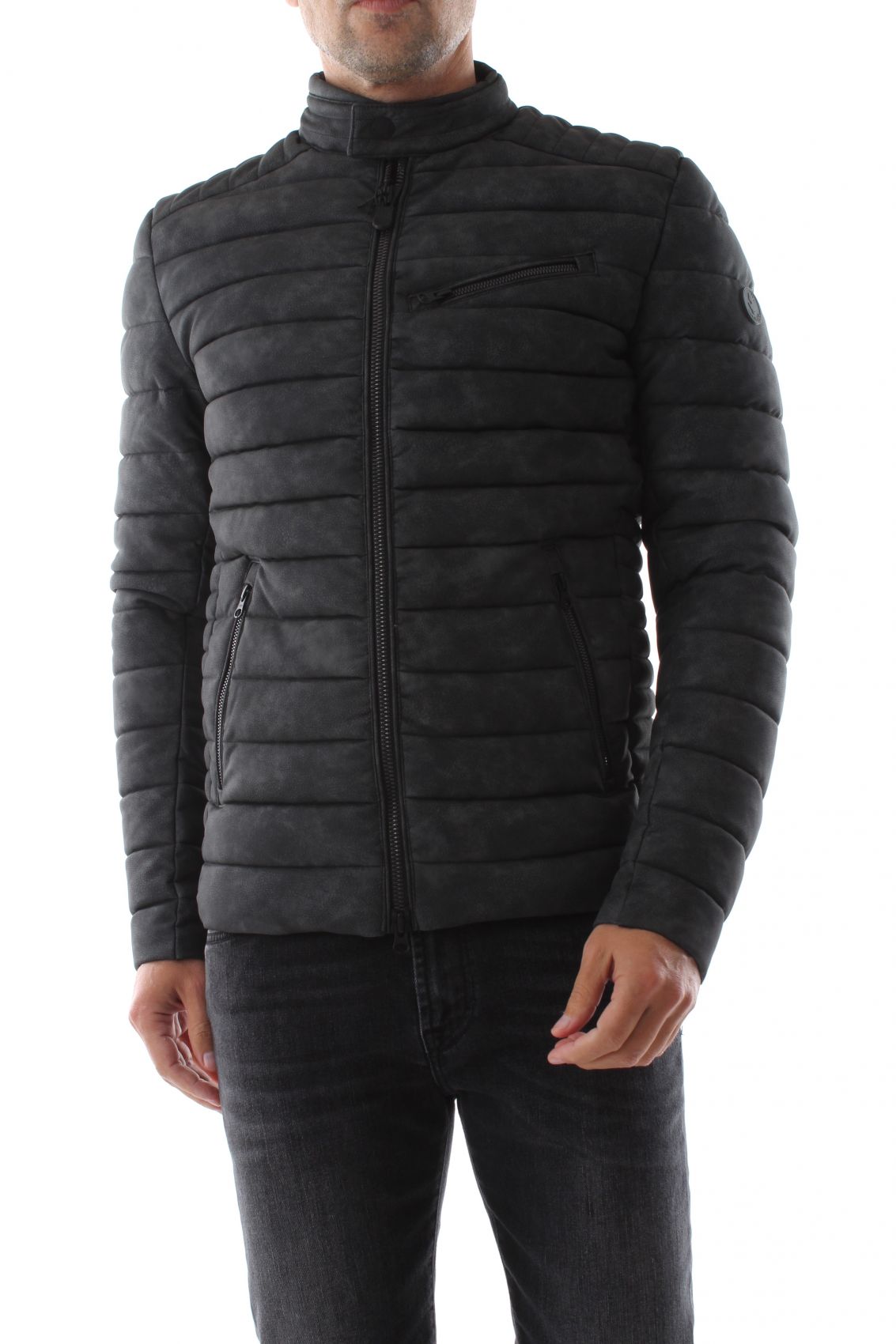 Save The Duck Jackets And Jackets Man D3016m Vint17 - Abrum 10000 Black In Black