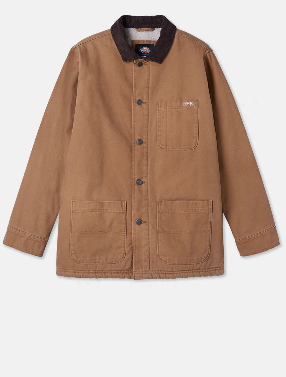 jackets and jackets man Dickies canvas chore coat sw - dk0a4xga c41 duck