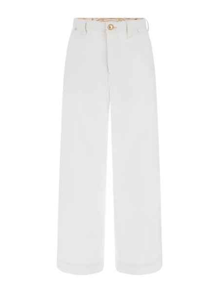 Guess Women's Trousers  W4ga77 D4pv3 S0d4 In White