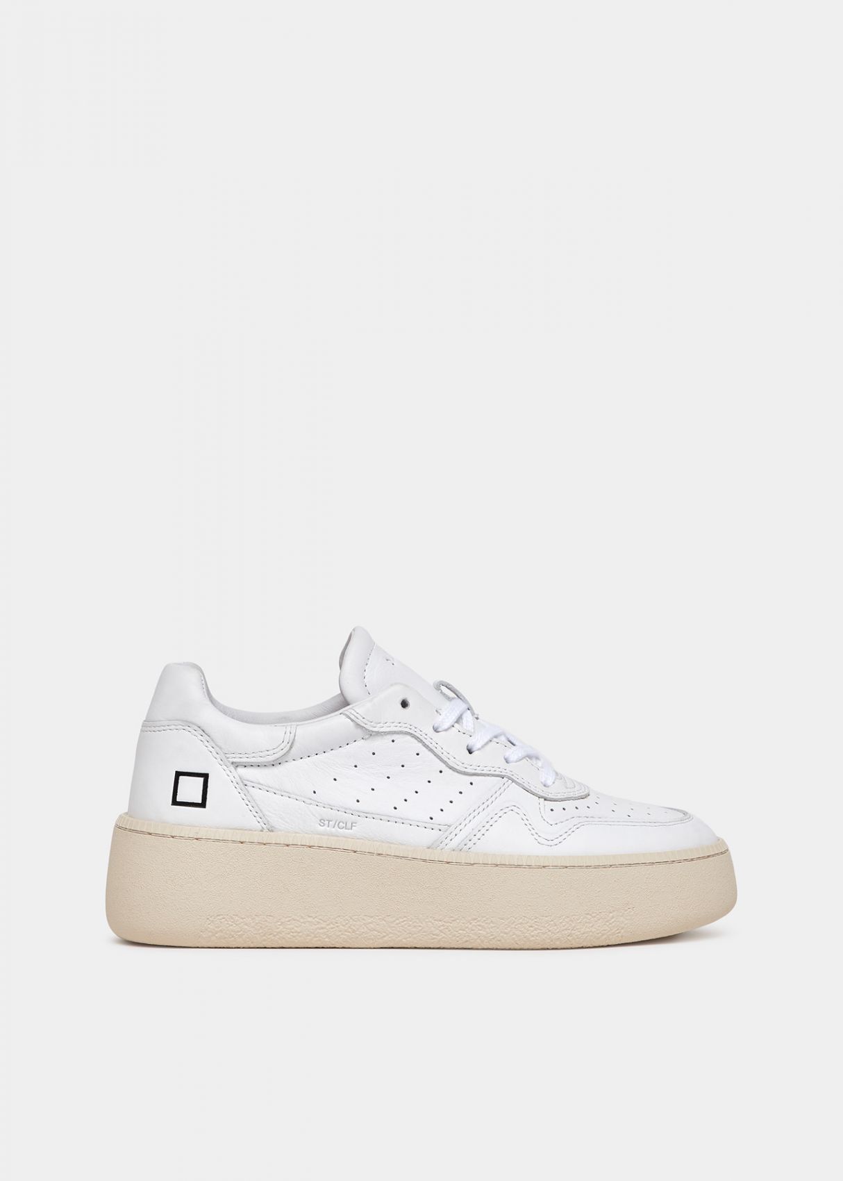 Date Sneakers Woman  W997-st-ca-wb - Step Calf White Black In White