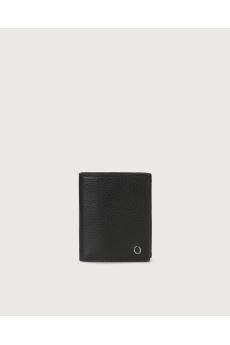 Orciani Wallet And Portatessere Man Su0109 Micron - Black Vertical Wallet In Brown