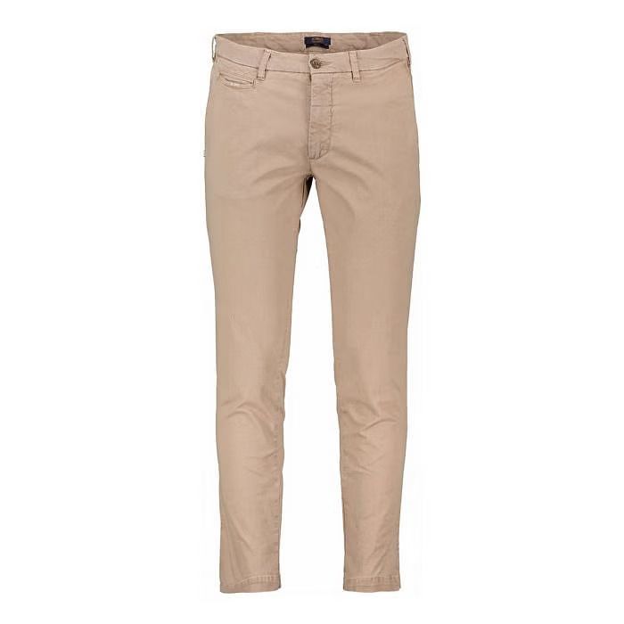 40weft Men's Trousers  Billy Ss 1709 - Stretch Pima Cotton W2139 In Brown