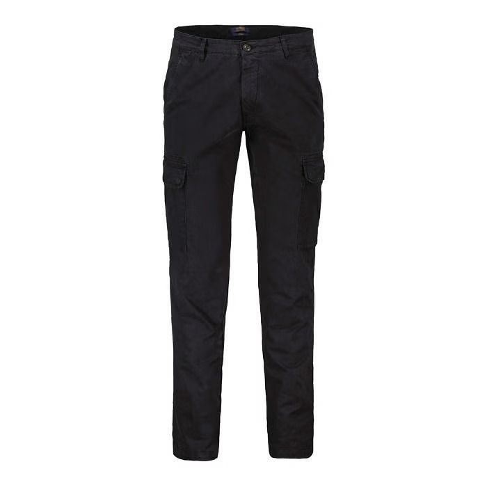 40weft Men's Trousers  Aiko 1684 - Compact Twill W1909 In Black