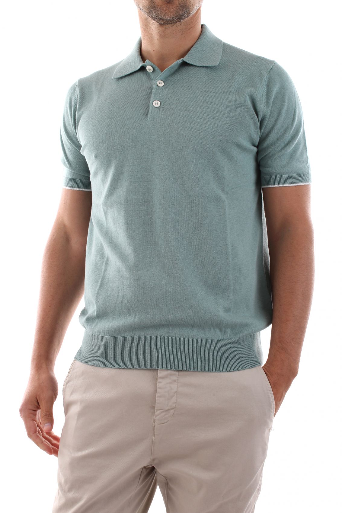 Jeordies Shirts Man Jeordie's 60521 Pole Mm Shaved 944 In Green