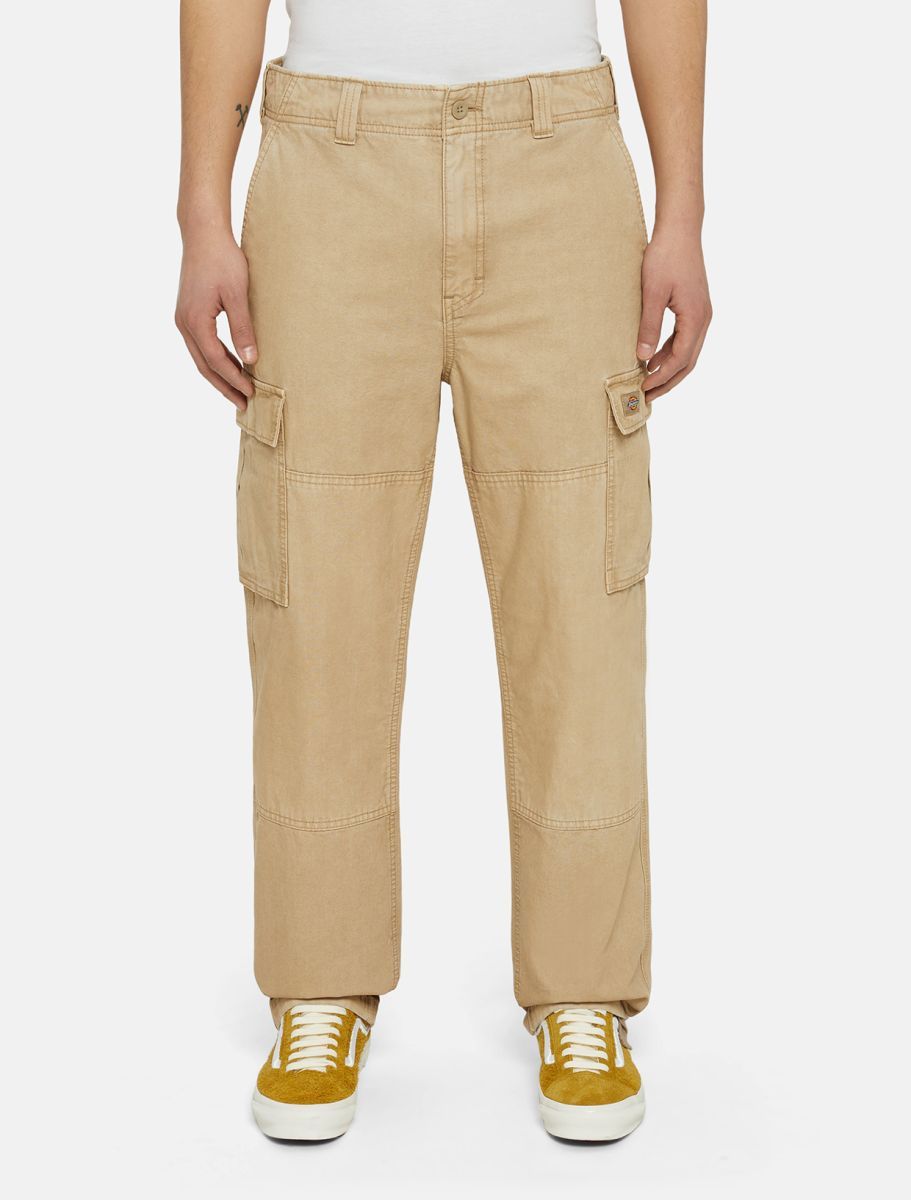 Dickies Men's Trousers  Johnson Cargo Dk0a4yf 2ds Desert Sandals In Brown