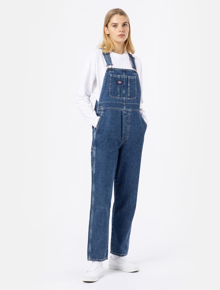 salopette woman Dickies bib w classc dnm - dk0a4xycc lb1 classic blue dnm