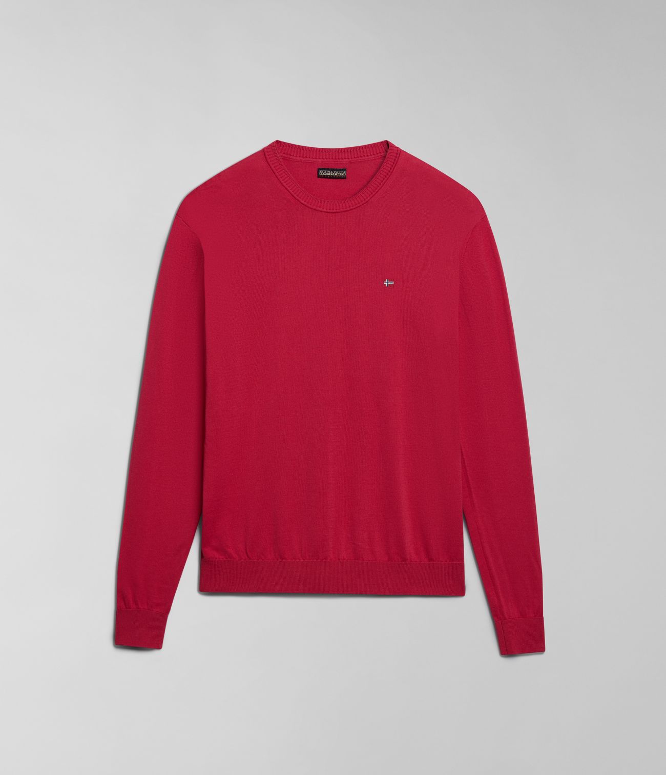 Napapijri Shirts Man  Decatur 5 Np0a4huw R25 Red Barberry In Red