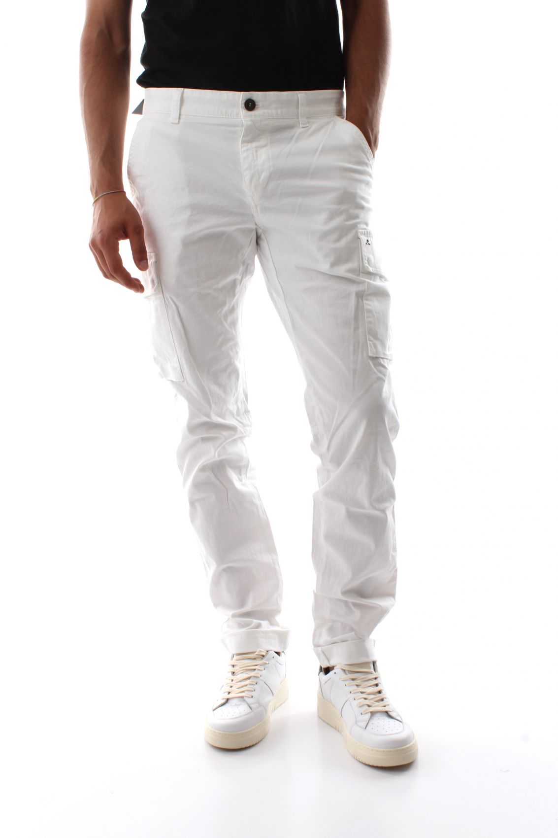 Masons Men's Trousers Mason's Chile Me303/ss - 2pn242145 001 White In White