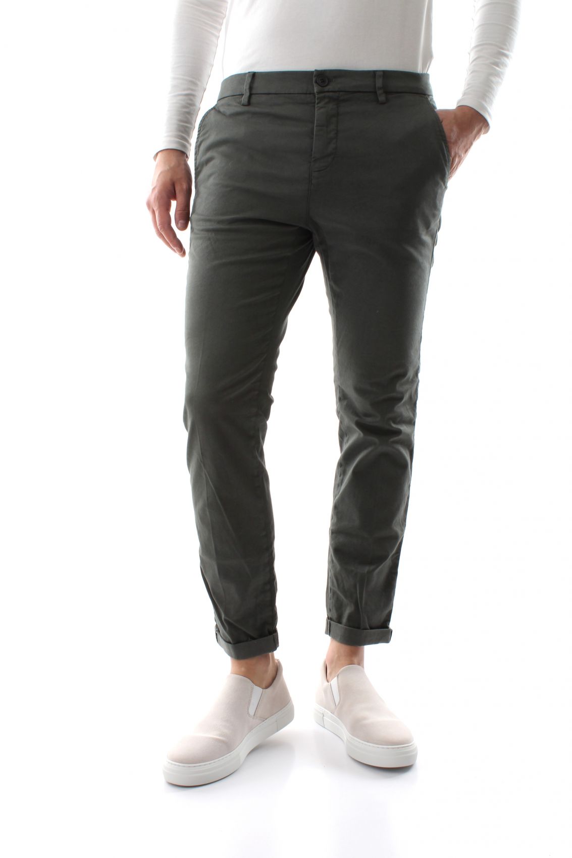 Masons Men's Trousers Mason's Osaka Mbe100/ss 053 9pn2c7353 In Green