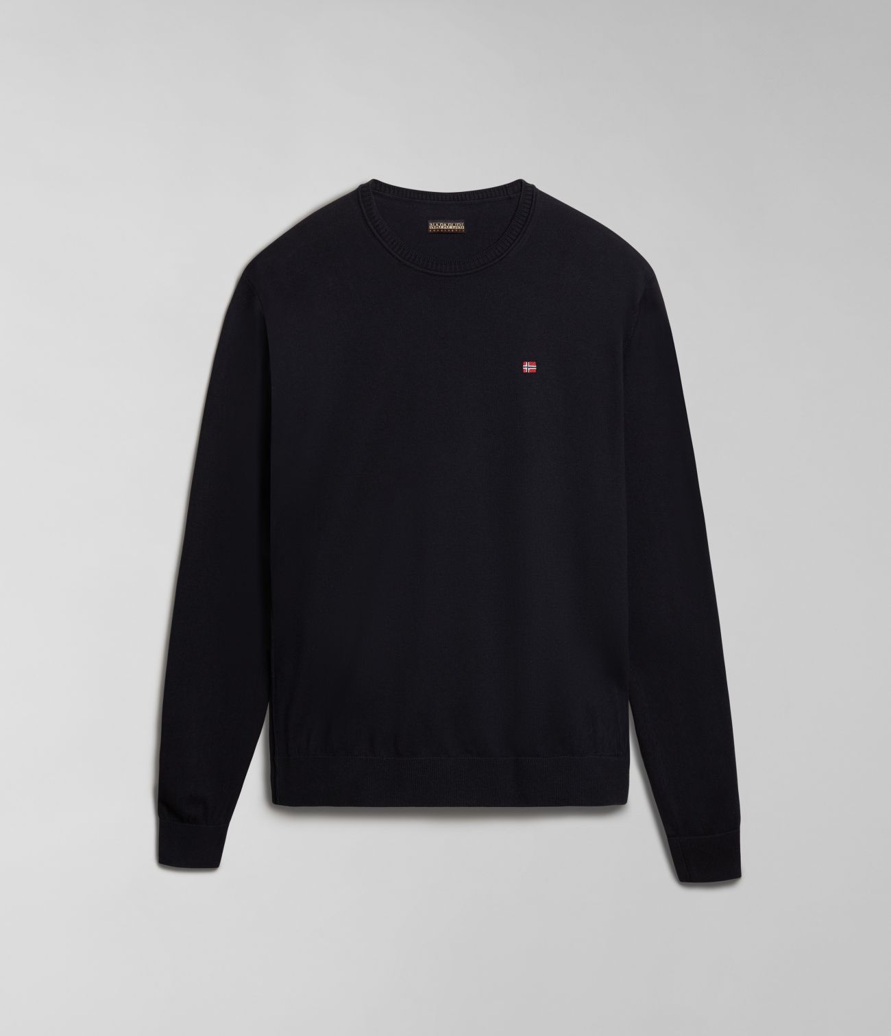 Napapijri Shirts Man Decatur 5 Np0a4huw 041 Black In Black