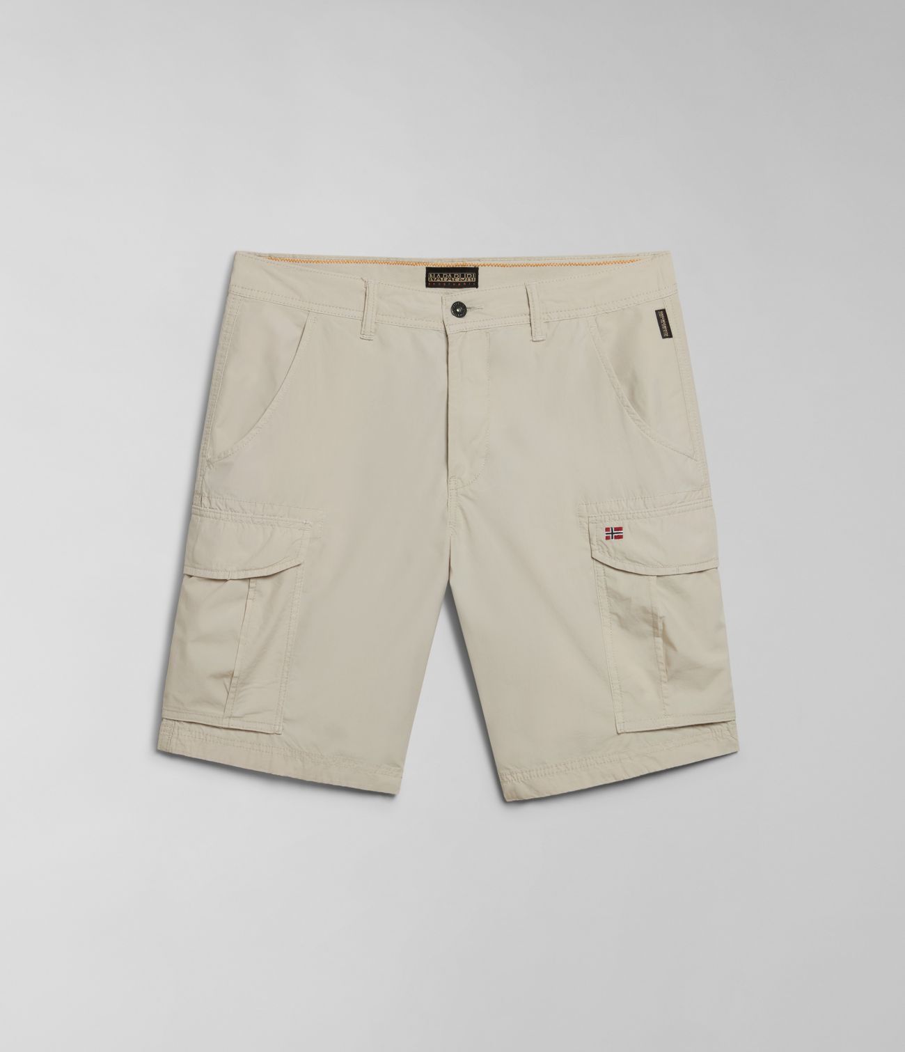 Napapijri Shorts And Bermuda Man  Known 2.0 Np0a4hoq N90 Beige Silver In Neutral