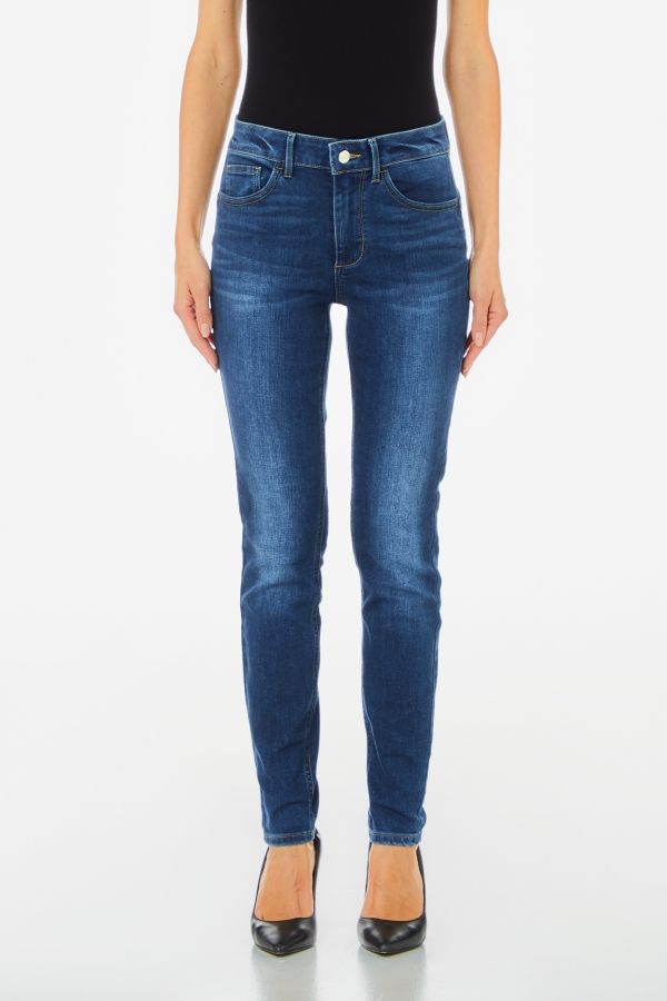 Liu •jo Jeans Woman Liu Jo Divine Uf4013 Dm932 787 In Blue