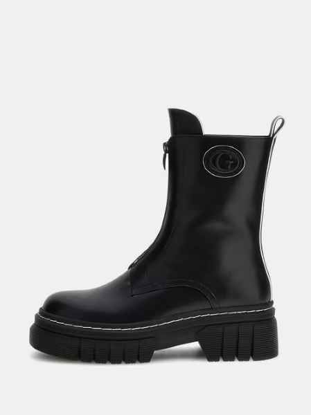 Guess Tronchetto E Stivaletto Donna  ♪ Lea10 Black In Black