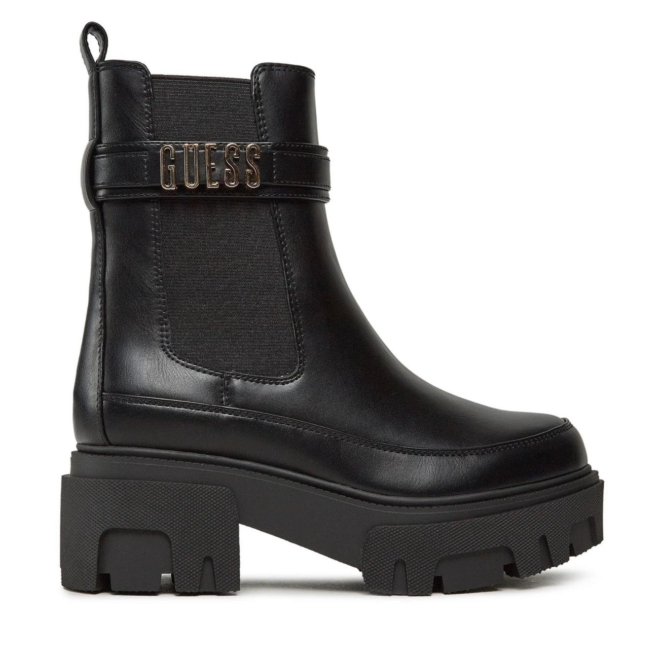 Guess Tronchetto E Stivaletto Donna  Fl8yea Ele10 Black