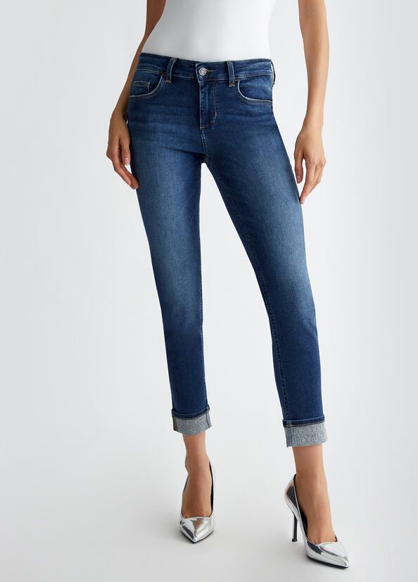 Liu •jo Jeans Woman Liu Jo Monro Uf4006 D4615 785 In Blue