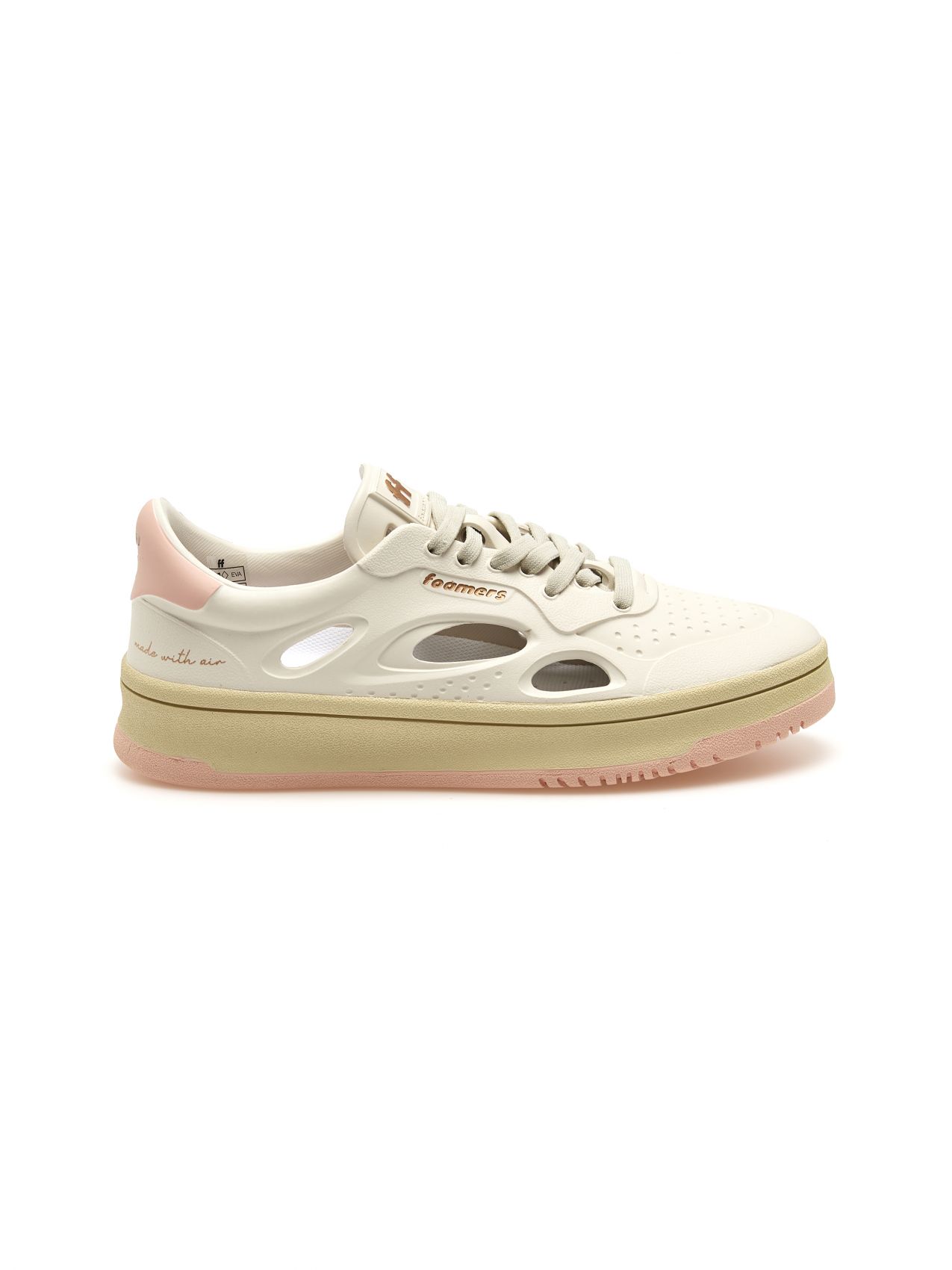 Sneakers Foamers foam01/ r13 white/beige/pink