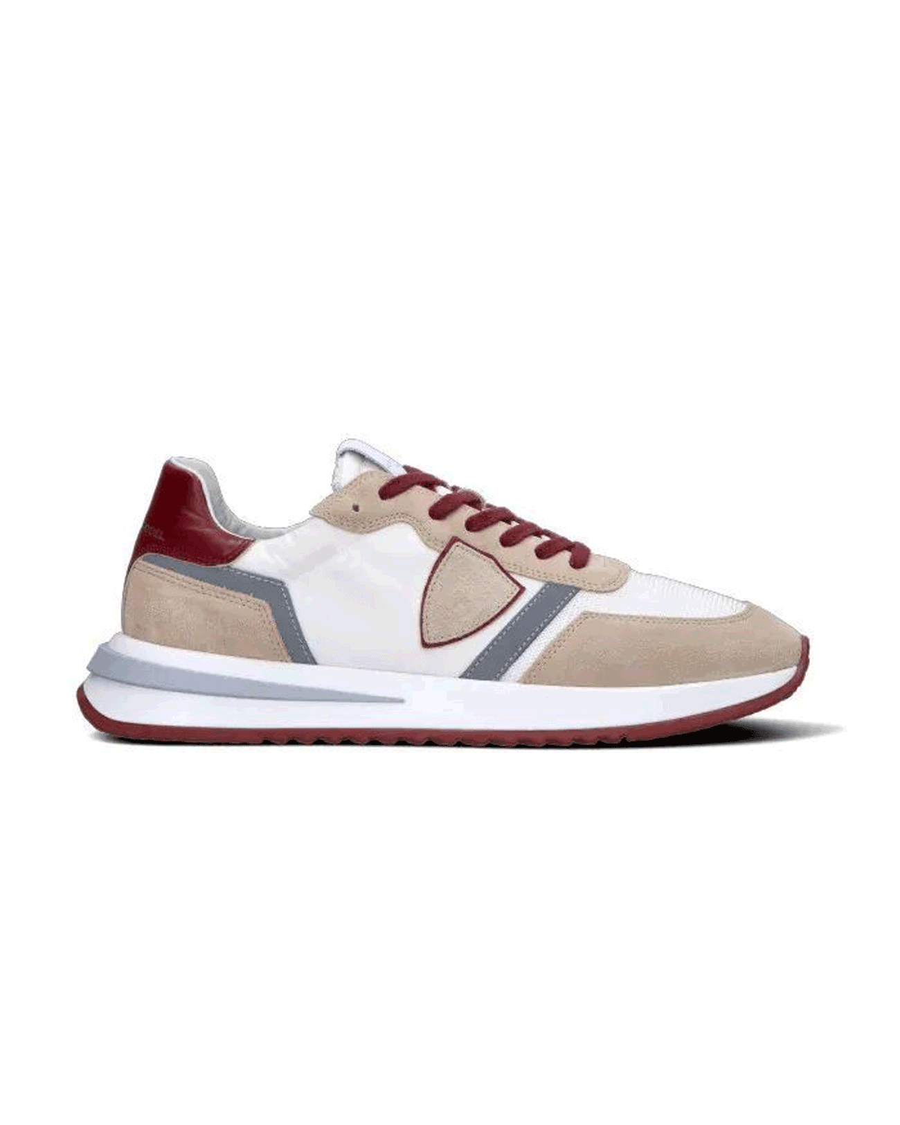 Philippe Model Men's Sneakers Paris Tylu Wp01 Tropez 2.1 Low Man - Mondoal P Bordeaux In Red