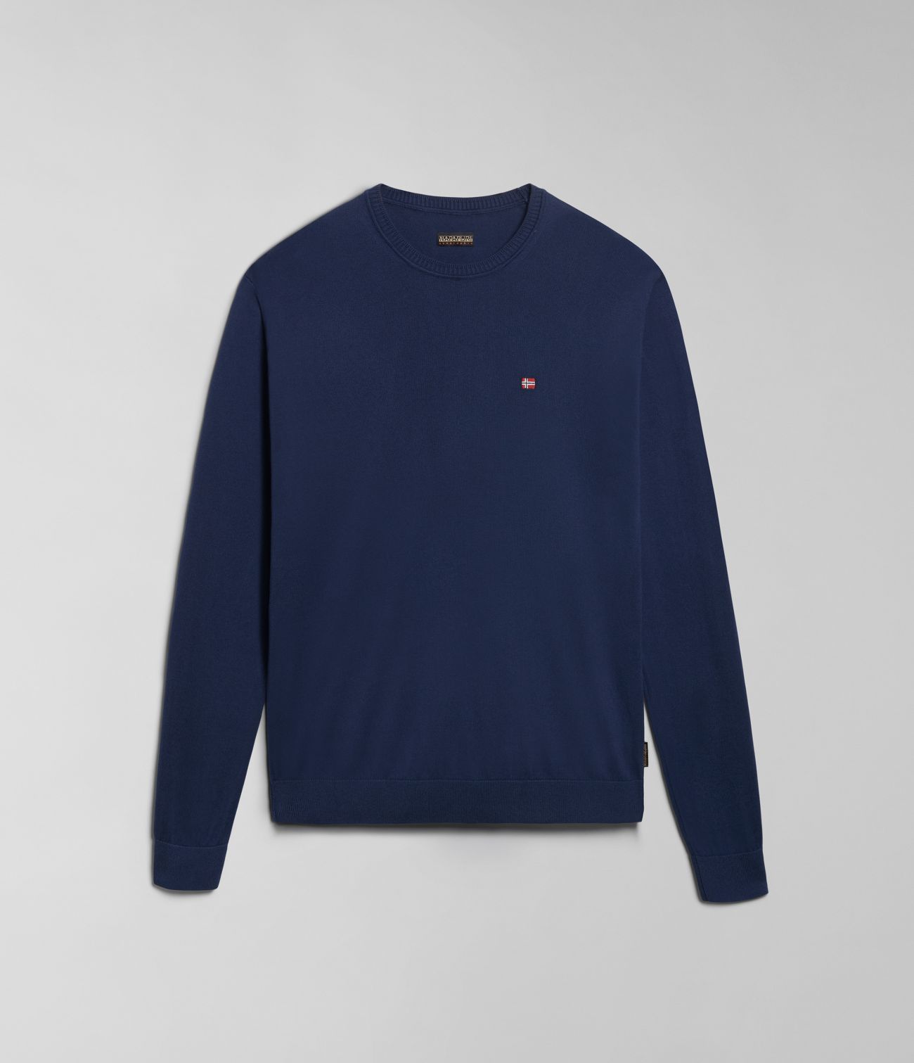 Napapijri Shirts Man Decatur 5 Np0a4huw 176 Marine Blue In Black