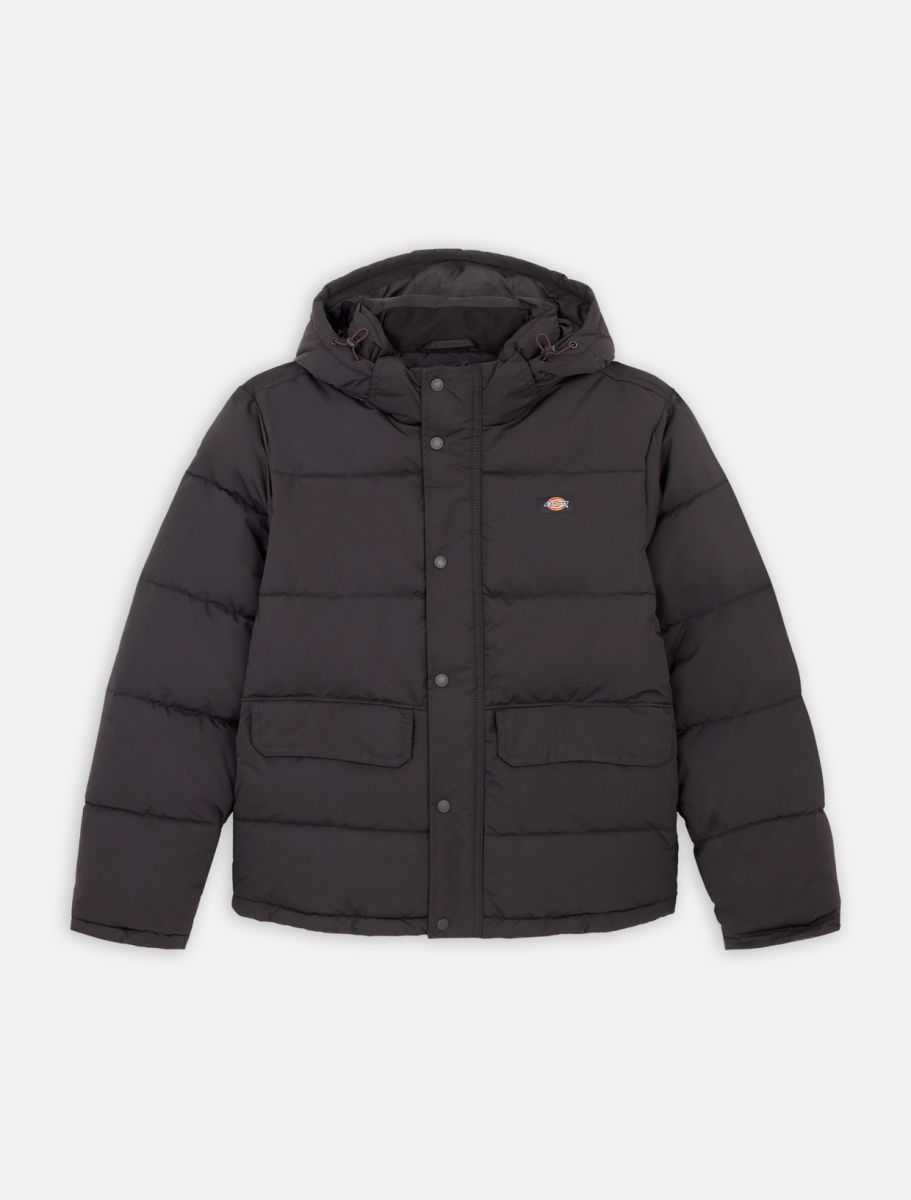 Dickies Jackets And Jackets Man  Glacier Puffer - Dk0a4y3w Blk1 Black In Black
