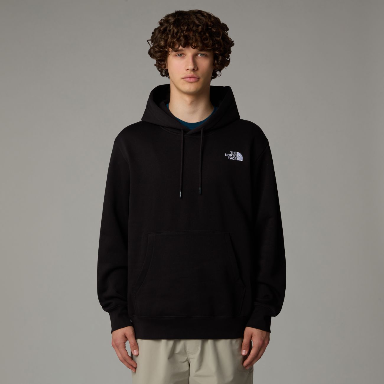 The North Face Hoodie With Adjustable Drawstring And Kangaroo Pocket In Black