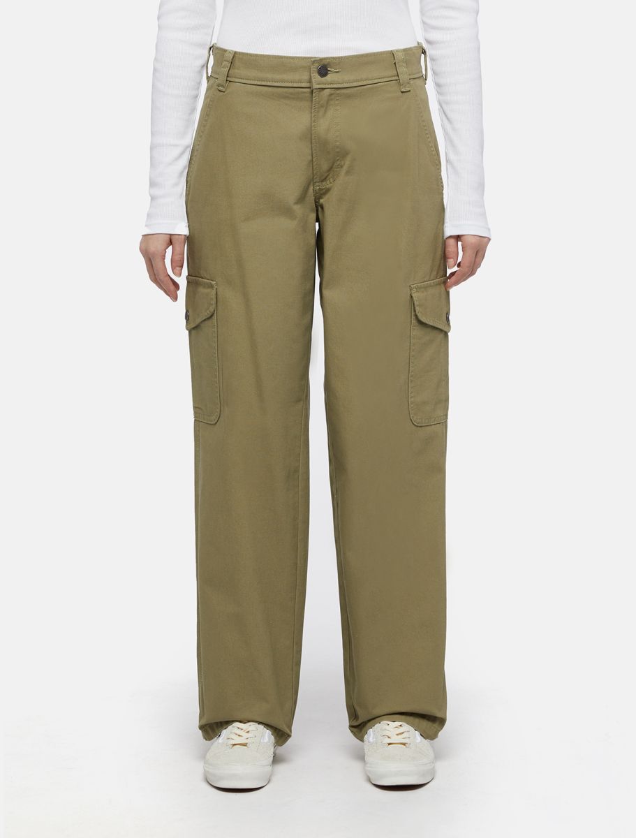 Dickies Women's Trousers  Duck Canvas Cargo W - Dk0a864s 0ip1 Imperial Green In Green