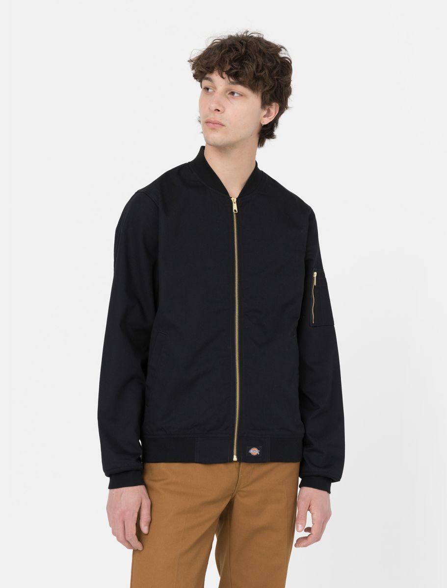 Dickies Jackets And Jackets Man  Hughson - Dk720230 Blk1 Black In Black
