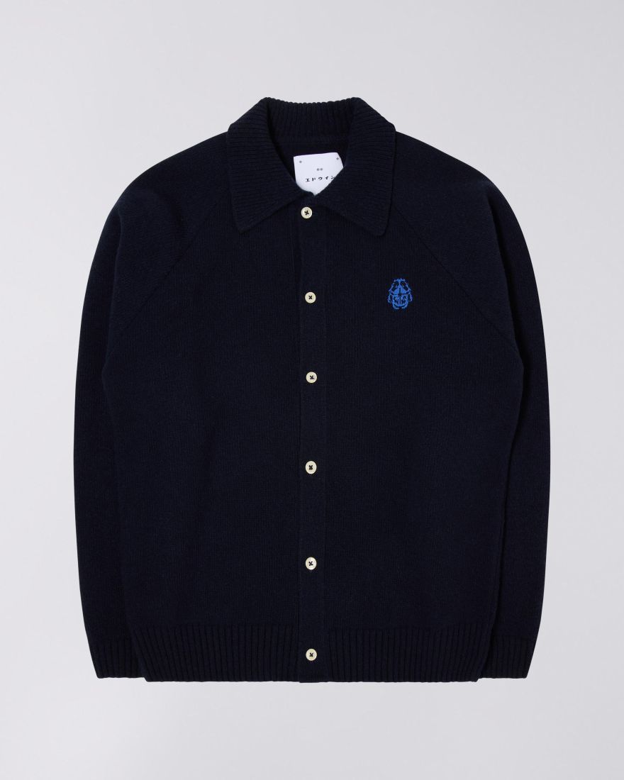 Edwin Shirts Man I034132.77.67. Navy In Black