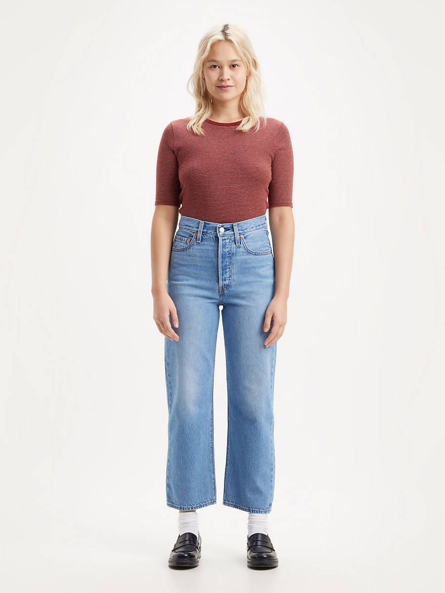 Levi's Jeans Woman Levis 72693 0130 L.31 - Ribcage Z0569 Ligh Indd In Blue
