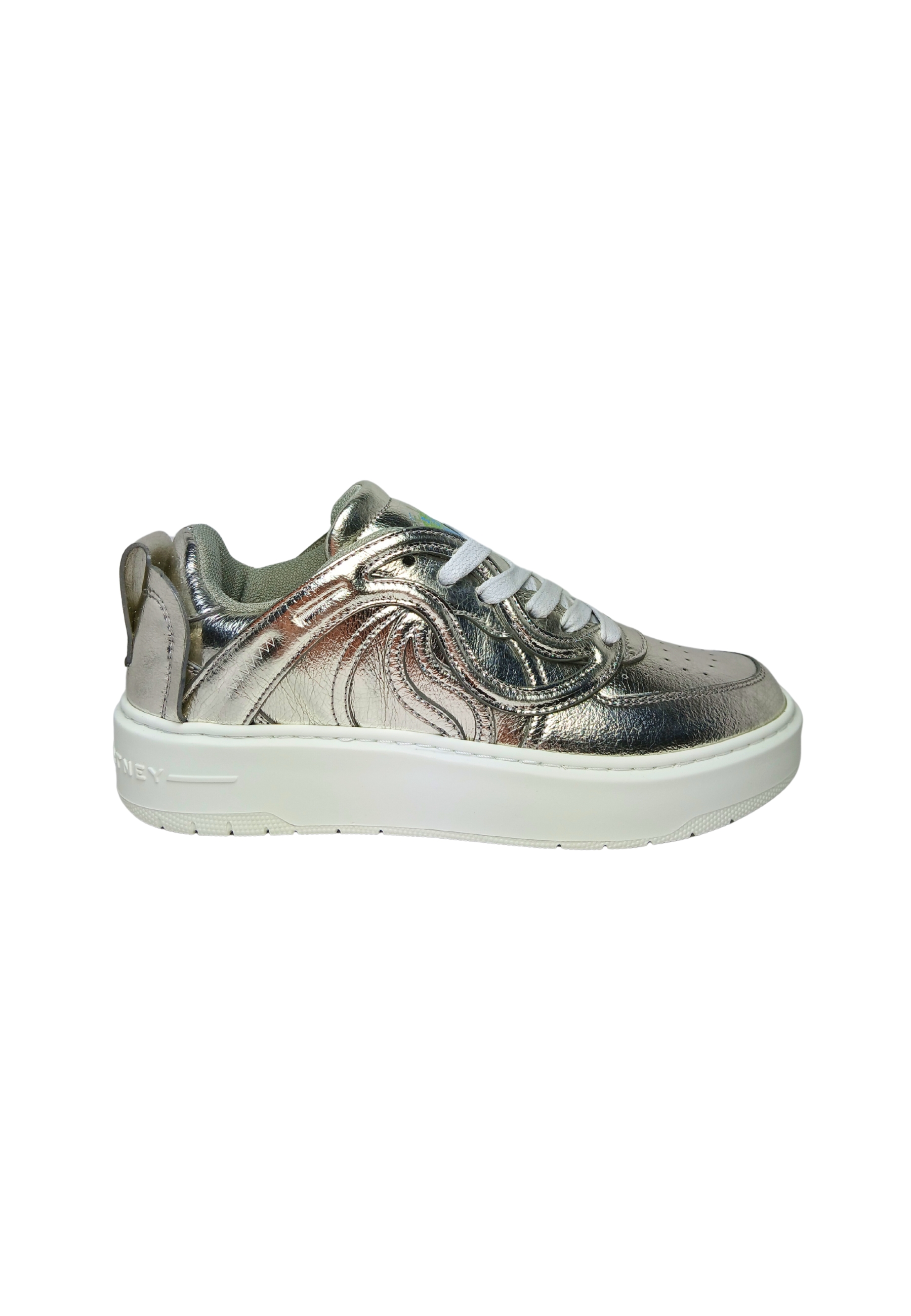 Womens Shoes Stella Mccartney Wrinkly Metallic