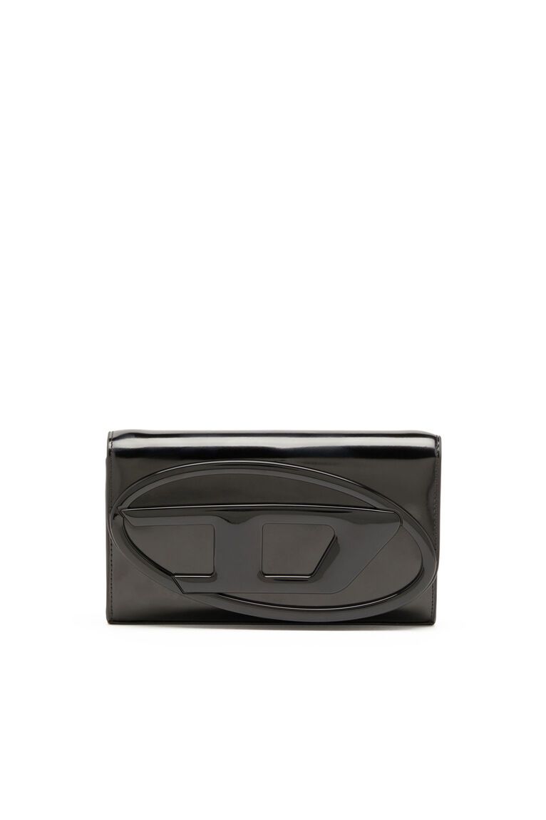 Diesel Wallet And Portatessere Donna  X09809 Ps202 - 1dr Strap T8013 In Black
