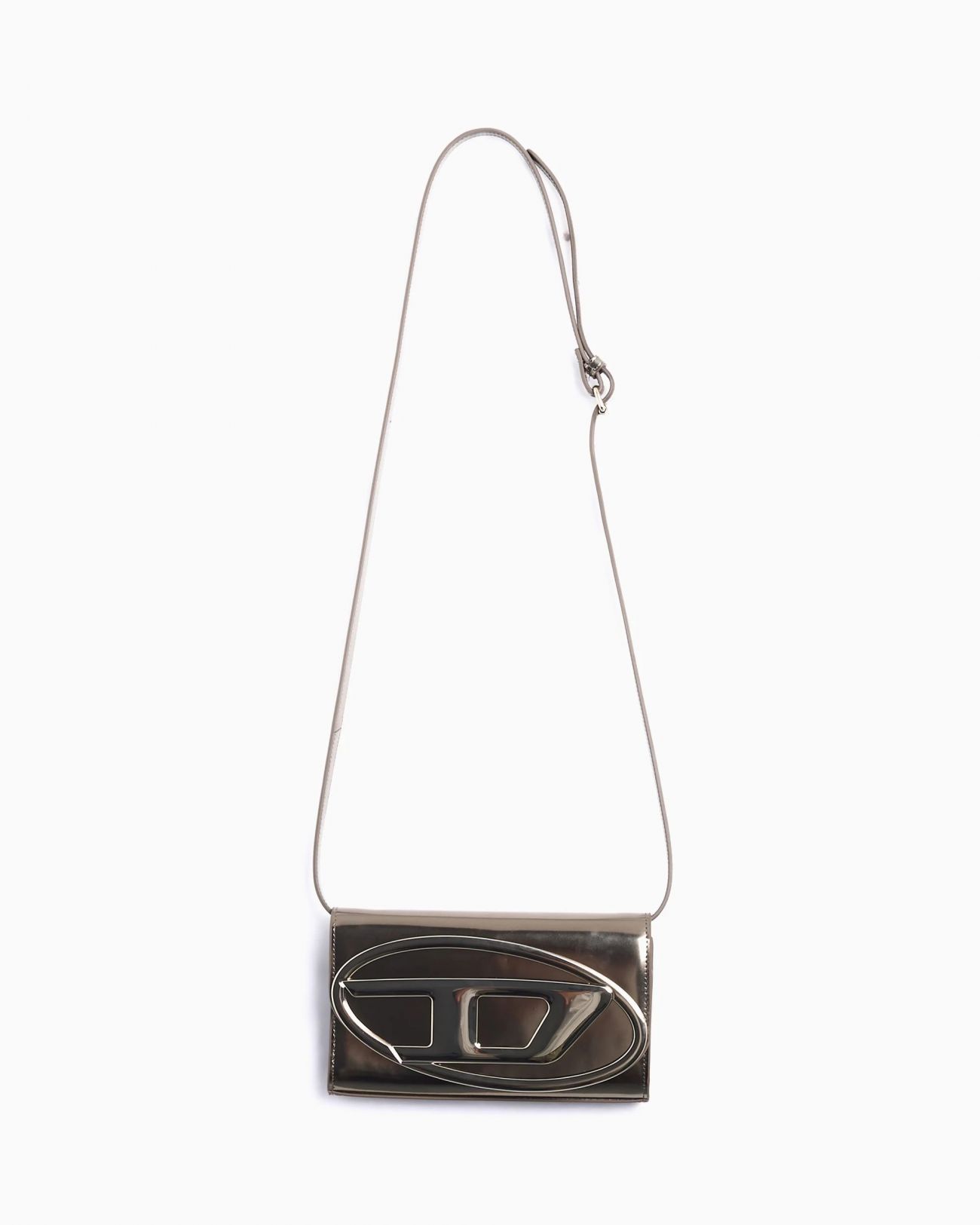 Diesel Wallet And Portatessere Donna  X09809 Ps202 - 1dr Strap H2382 In Gray
