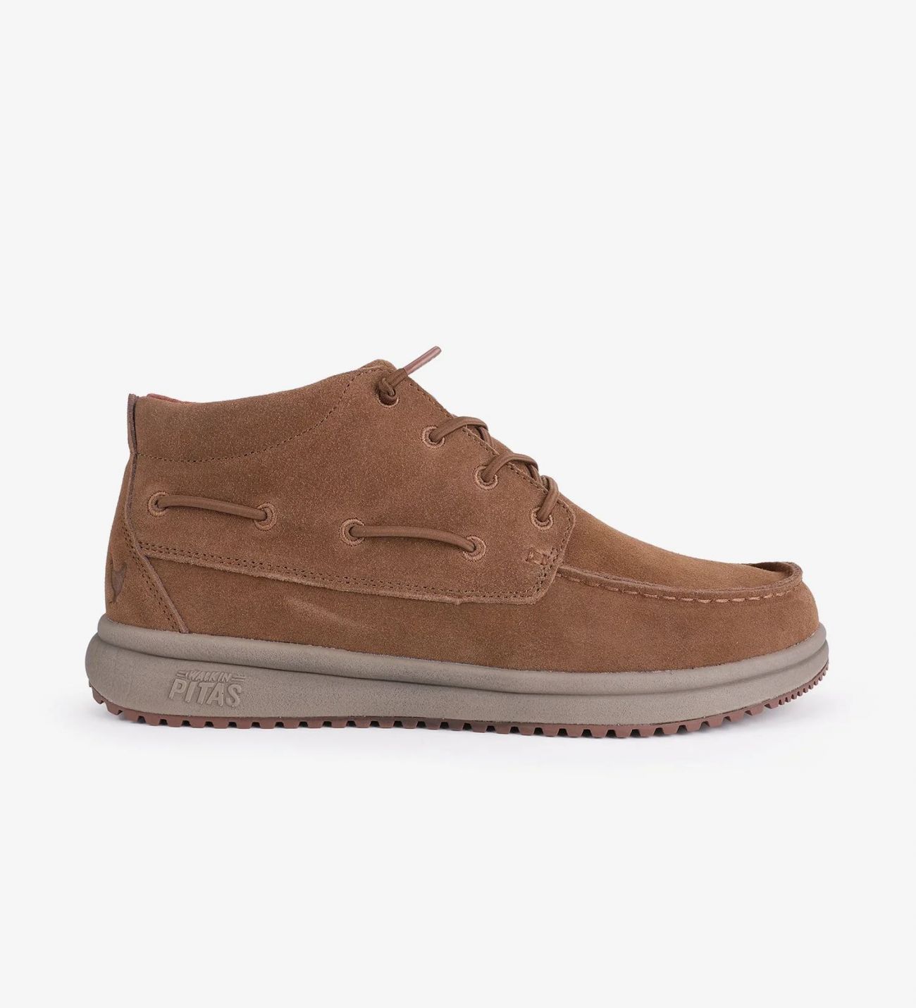 Pitas Tronchetto And Booty Man  Timor Suede 47 Camel In Brown