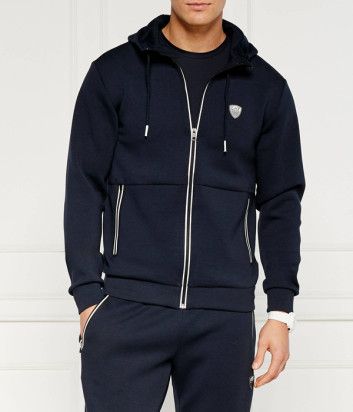 Ea7 Sweatshirt Sport Man  8npm20 Pj4ez Premium Core 1562 Blue Arms